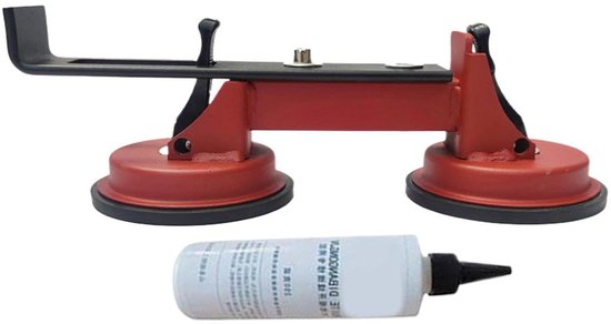 Vloer Reparatie Tool - Kieren Dichter - Naadloos Vloeren Maken - Dubbele Zuignap - 39 cm - Veelkleurig
