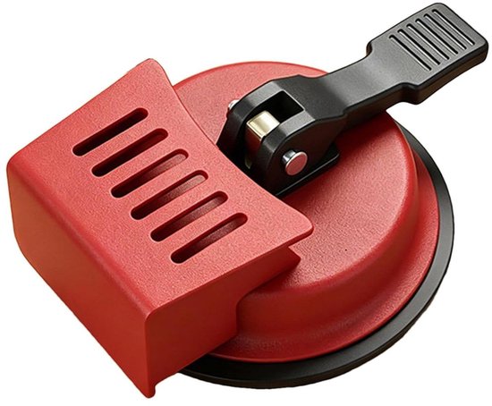 Vloer reparatiegereedschap - Voegenbeschermer schuifmaat - Vloeren leggen fixeren - Sterke vacuümhechting - Tot 100 kg - Rood