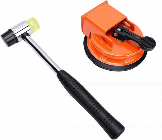 Vloer Spleet Fixer - Laminaat Reparatie - Vloeren Herstellen - Sterke Zuignap - 118mm Zuignap - Zwart