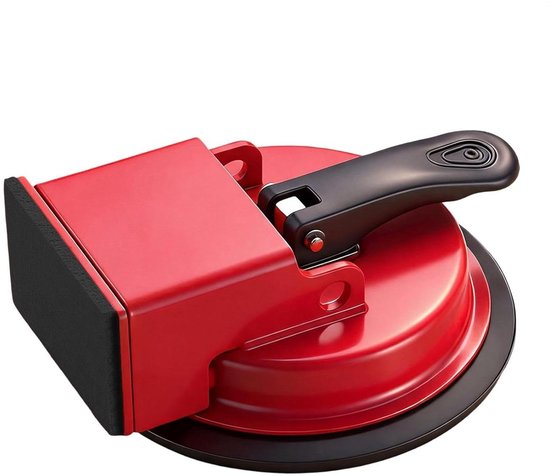 Vloergap Reparatiegereedschap - Zuignap Vloerfixer - Vloeren Herstellen - Verbeterde Grip - 12x4cm - Rood