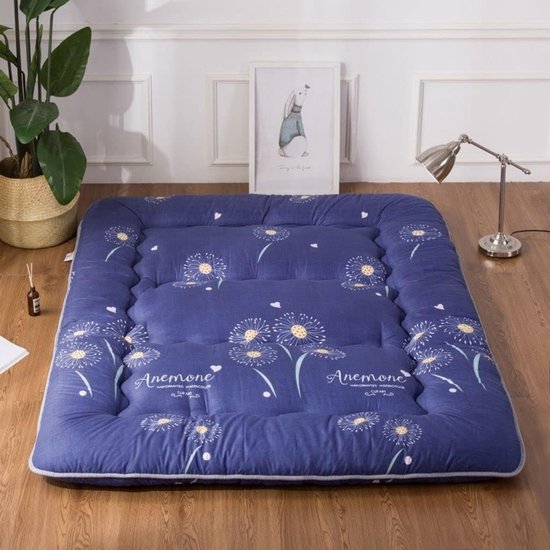 Vloermat - Japanse futon - Comfortabel slapen - Dubbel antislip ontwerp - 180 x 200 cm - Groen