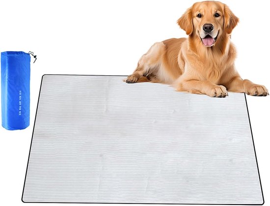Vloermat Schuim Aluminium - Isolerende Mat - Outdoor Comfort - Waterdicht Vuilafstotend - 150 x 200 cm - Aluminium