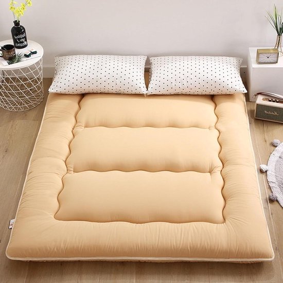 Vloermatras Futon - Dikke matras - Comfortabel slapen - Ergonomisch ontwerp - 100 x 200 cm - A