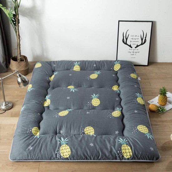 Vloermatras - Futon kussen - Extra slaapplek - Opvouwbaar ontwerp - Niet gespecificeerd - Ananas