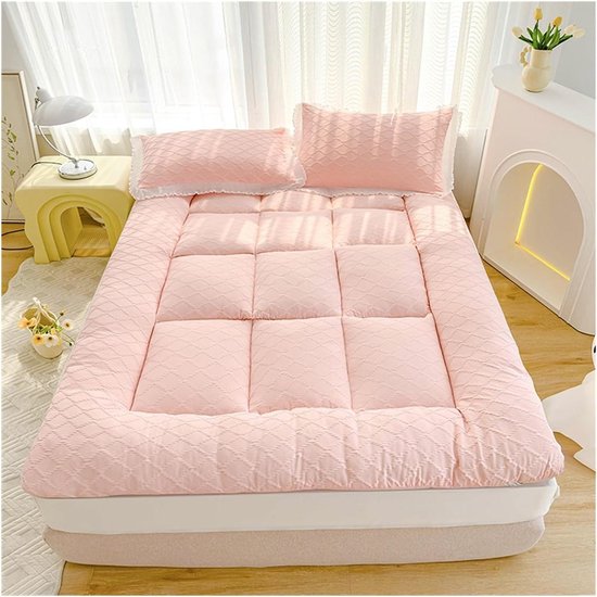 Vloermatras - Futonmatras Slaapmat - Comfortabel Slapen - Opvouwbaar en Draagbaar - 180x200cm - Style 2
