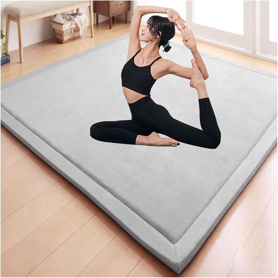 Vloermatras - Japanse futon - Comfortabel slapen - Ergonomische ondersteuning - 120x200cm - Lichtgrijs