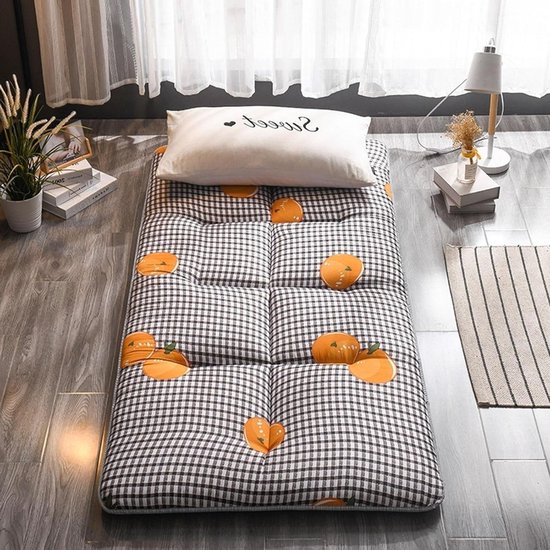 Vloermatras - Japanse futon - Comfortabel slapen - Opvouwbaar en draagbaar - 100 x 200 cm - B