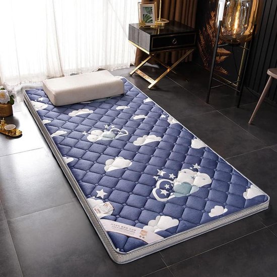 Vloermatras - Opvouwbare mat - Comfortabel slapen - 5-laags ontwerp - 80x190cm - Veelkleurig