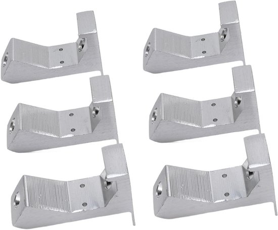 Vloerreparatieset - Piepende vloer oplossing - Vloer Geluid Verhelpen - Voor dikkere vloeren - 6 Beugels - Aluminium