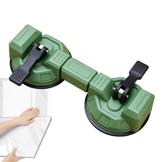 Vloerspleet Reparatie - Kier Fixer - Vloeren Herstellen - Verstelbare Zuignap - 28 x 13 x 9 cm - Grijs