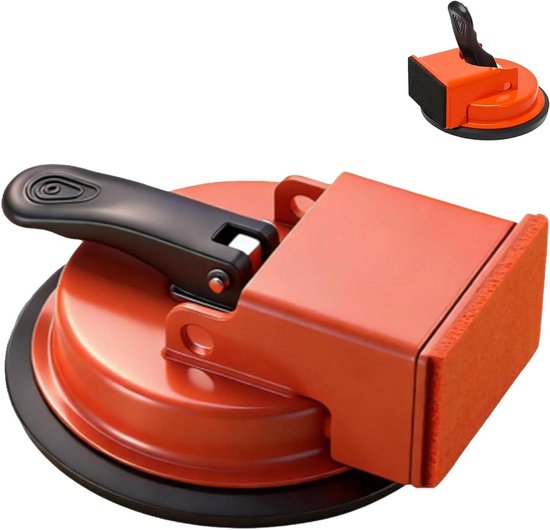 Vloerspleten Fixeer - Reparatiegereedschap - Vloeren Repareren - Zwaar Belastbaar - 12 cm Zuignap - Oranje