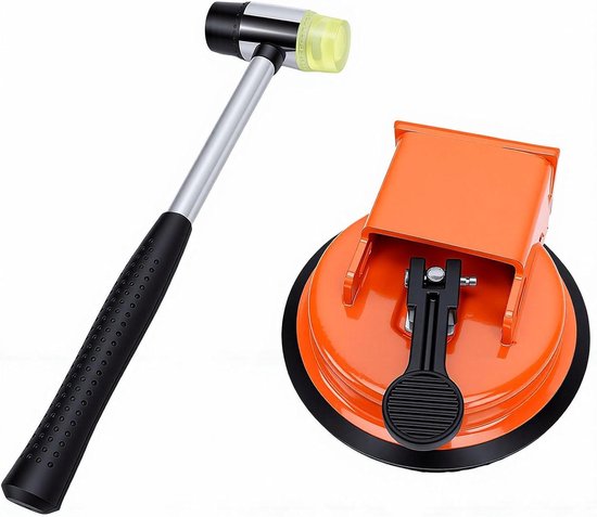 Vloervoegreparatietool - Vloer reparatie gereedschap - Kieren dichten vloer - Verbeterde zuignap - 45 x 35 x 12 cm - Grijs
