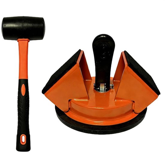 Vloerzuignap Gereedschap - Reparatie Set - Vloer Installatie - Zware Metaal Uitvoering - 13x13x11cm - Metaal