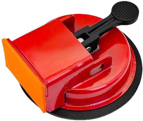 Vloerzuignap Gereedschap - Reparatietool Laminaat - Vloer Reparatie - Verstelbaar ABS Rubber - 12 cm Zuignap - Zwart