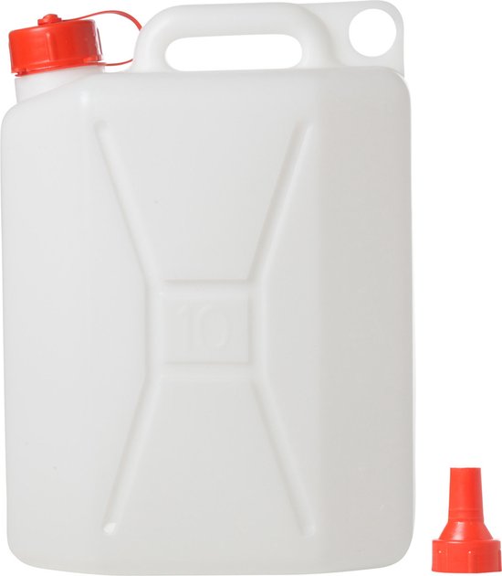 Voedselgeschikte jerrycan/watertank - 10 liter - Survival en outdoor artikelen - Kampeerartikelen van Ossian.