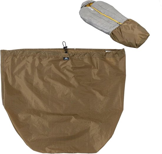 Voetcover Slaapzak - Slaapzak Liner - Kamperen - Waterdicht - 65x52cm - Bruin