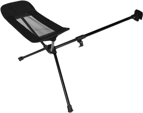 Voetensteun-Verstelbare Beensteun-campingstoel-beensteun-verstelbaar-moonchair-accessoires-camping-lounge-Voor Moonchair, Vissen,Camping - Zwart