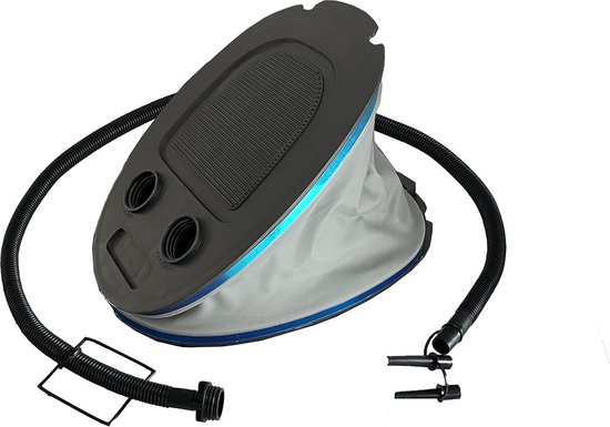 Voetpomp blaasbalg - 5 liter - opblazen en leeglopen - boten luchtbedden - zwembenodigdheden van Merkloos
