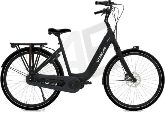 Vogue Mestengo E-bike Hydraulische Remmen met Middenmotor - Mat Zwart in de maat 46 0f 50 van Vogue