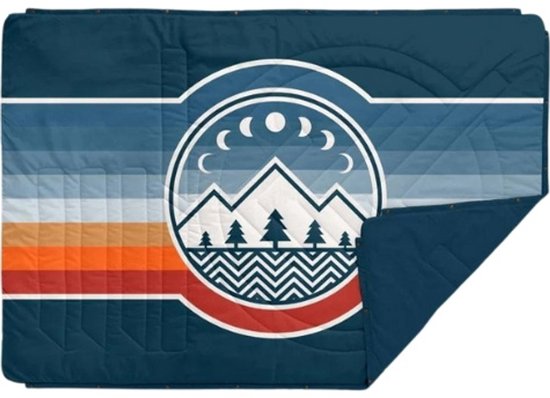 Voited gerecycled Ripstop Outdoor Camping deken camp vibes twee van Merkloos