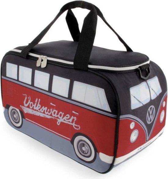 Volkswagen T1 Bus Koeltas - 25 Liter - Rood/Zwart van Volkswagen