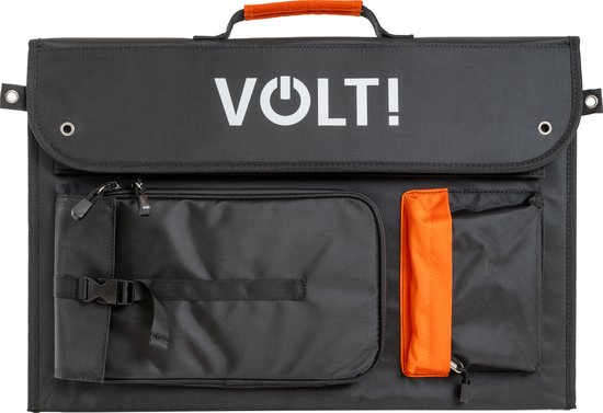 VOLT! - Draagbaar Zonnepaneel 100W - Opvouwbaar Zonnepaneel / Solar Panel - Ideaal voor powerbank - Camper en Caravan - Voerboot en nachtvissen van Vö