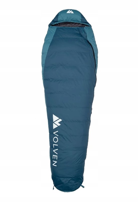 Volven Polaris Rechterslaapzak Blauw - Lichtgewicht & Warm van Merkloos