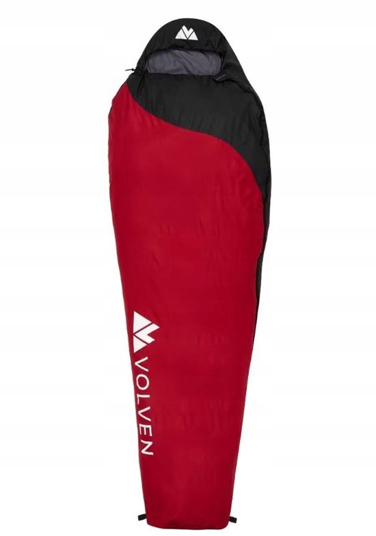 Volven Superlight I Zomer Slaapzak Rechts Rits Rood 800g van Merkloos