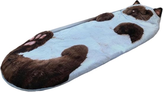Volwassen Slaapzak - Warme Deken - Reizen Kamperen - Schattig Pluche Design - 175 x 80 cm