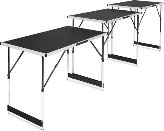 VONROC Multifunctionele Tafel - 100 x 60 cm – set van 3 van Merkloos