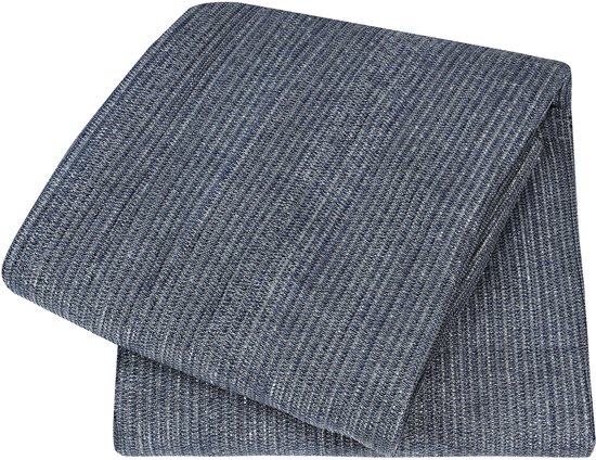 Voortenttapijt Tenttapijt Ondertapijt voor buiten kamperen Voortenttapijt Campingmat Voortenttapijt Voortentvloer van HDPE Tentvloer Zacht met draagtas voor tent Camper Blauw-grijs 400x500cm