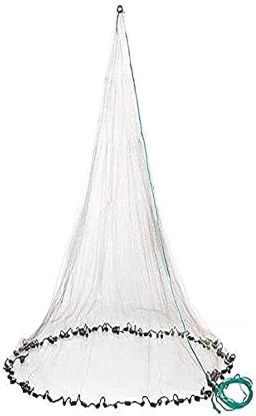 VORLOU - Doorzichtige Rubberen Vervangende Nettas - Vliegvisnet 55cm/216" Diepte Met Rubber Vervangend Net - Voor Vliegvissen Schepnet van VORLOU