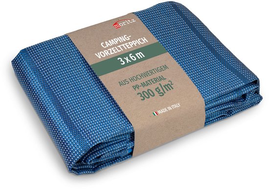 Vorzeltteppich lichtblauw 300x400 cm campingtapijt ademend waterafstotend