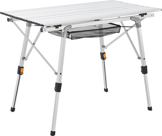 Vouwbare en inklapbare Campingtafel Picco - Aluminium - 90 x 50 x 67 cm van Bo-Camp
