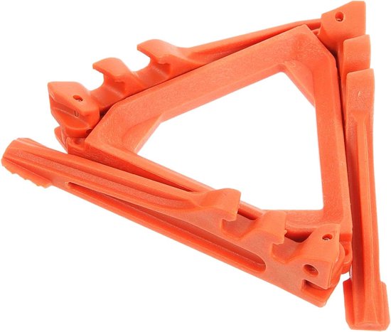 Vouwbare Gasfleshouder - Propaan Tankrek - Buiten Koken - Lichtgewicht Ondersteuning - 13x1.5cm - Oranje