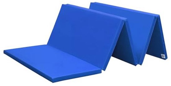 Vouwbare Gymnastiekmat 75"x31"x1,2" - Ideaal voor Oefeningen, Yoga en Speelplekken van Merkloos
