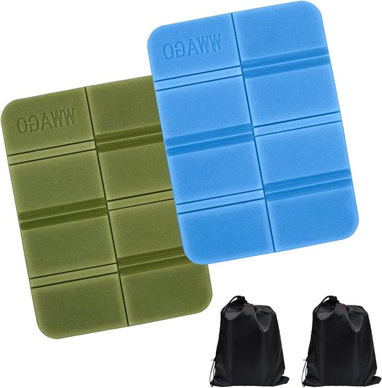 Vouwbare Schuim Zitmatten - Waterdichte Camping Kussen, Draagbare Zitkussen voor Wandelen, Thermisch Geïsoleerd voor Buiten, Picknick en Parkgebruik van Merkloos