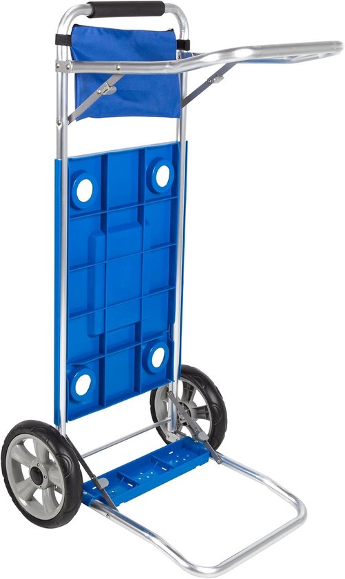 Vouwbare strandkar 2-in-1 - Aluminium frame - Maximaal 30 kg - Ideaal voor strand en camping - ShopVlot