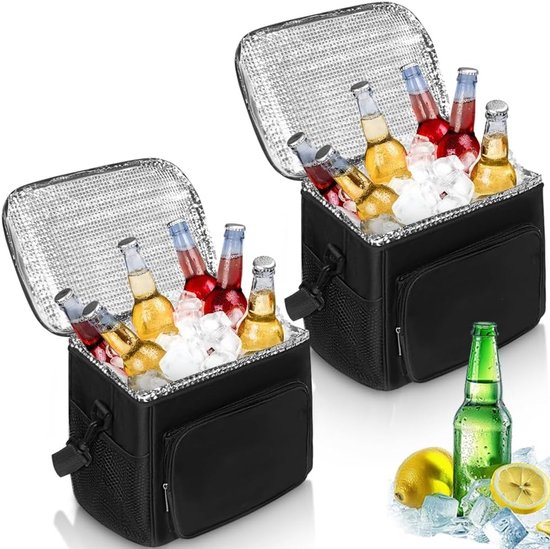 Vouwbare thermotas voor lunch en picknick, geïsoleerde tas voor voedsel en drank, compact en handig