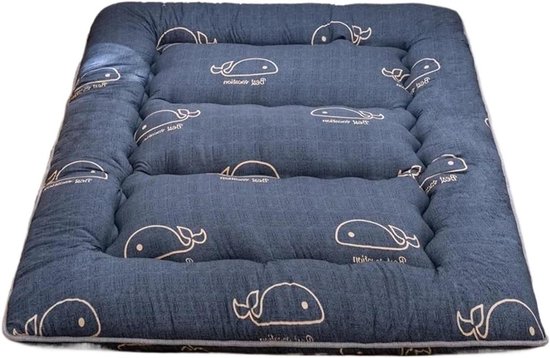 Vouwbed Matras - Slaapmat Vloer - Ruimte Besparen - Draagbaar Opvouwbaar - 90 x 190 cm - Blauw