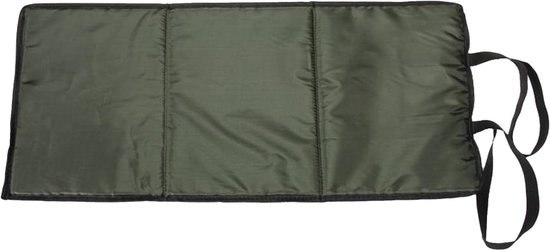 Vouwmat Visuitrusting - Opvouwbare mat - Vissen en kamperen - Antislip stabiliteit - 80 x 35 cm - Zwart
