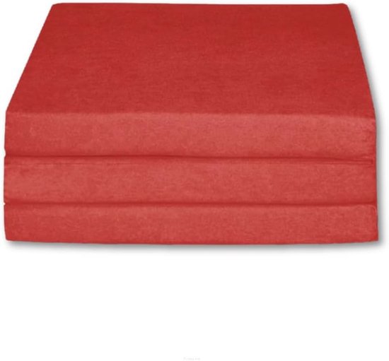 Vouwmatras 195 x 80 x 9 cm - Ruimtebesparende slaapoplossing voor gasten en kampeerders
