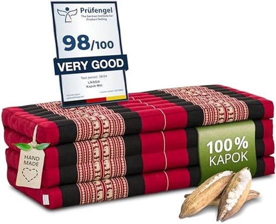 Vouwmatras 200 x 110 cm - Duurzame en Inklapbare Gastmatras voor Binnen en Buiten