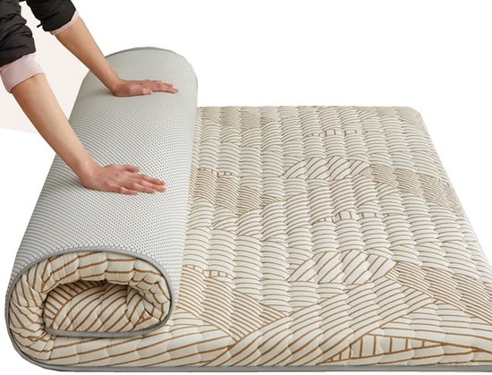 Vouwmatras Futon - Kampeermatras Slaapmat - Comfortabel Slapen - Gelaagd Comfort Ontwerp - 120 x 200 cm - B