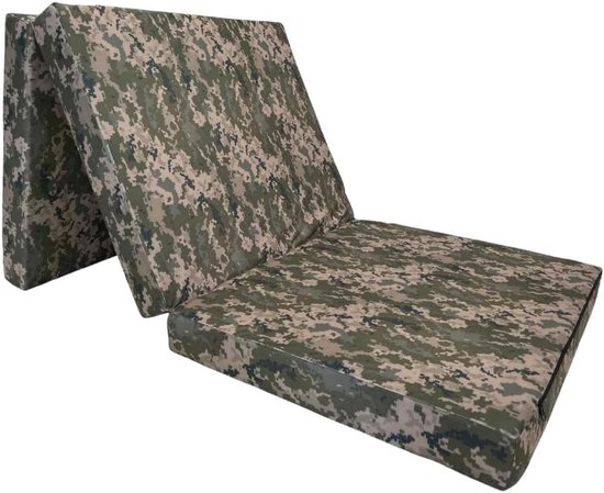 Vouwmatras - Gastenmatras Ligbed - Extra Slaapplek Creëren - Wasbare Hoes Inklapbaar - 180 x 65 x 7 cm