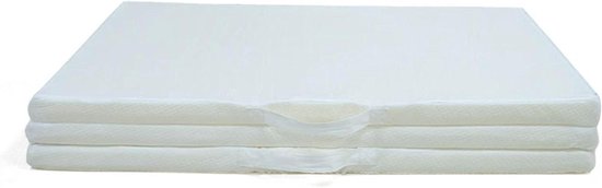 Vouwmatras - Gastenmatras Opvouwbaar - Comfortabel Slapen - Traagschuim Bovenlaag - 200 x 100 cm - Veelkleurig