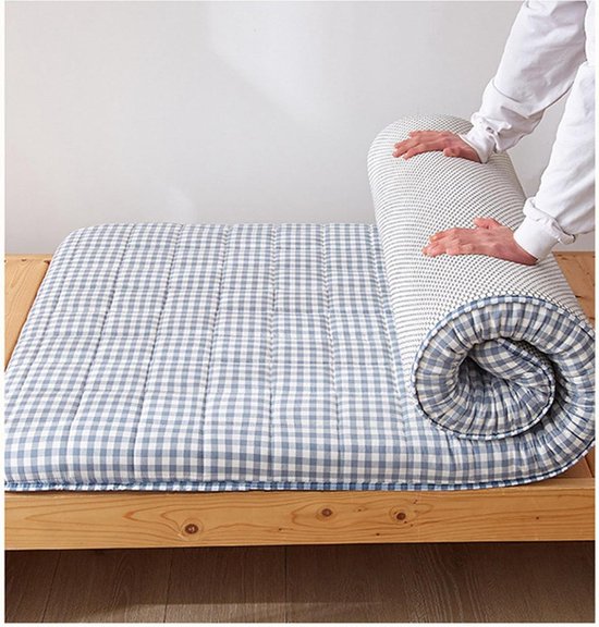 Vouwmatras - Japanse Matras Vloer - Comfortabel Slapen - Ergonomisch Design - 90 x 200 cm - Grijs
