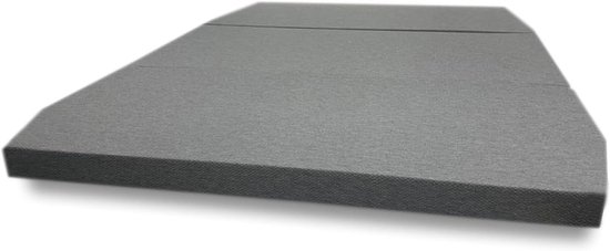 Vouwmatras Koudschuim - Opvouwbaar Matras - Flexibele Slaapplek - Duits Gemaakt - 136x194 cm - Grijs