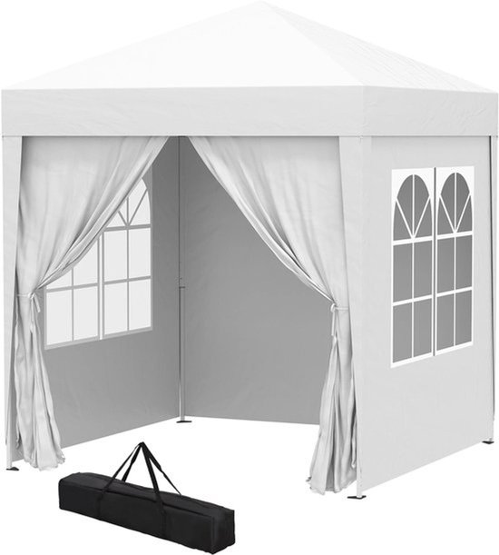 Vouwtent – Opvouwbare Tent – Schaduw Tent – Campingtent – Tuinent – Stalen Frame – Inklapbaar Met Draagtas
