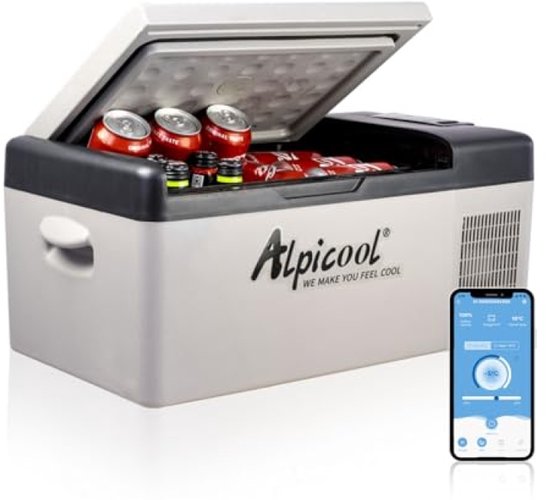 Vries- en koelbox C15 15 liter - Auto-koelbox/vriezer -20°C tot 20°C - 12V/24V - Draagbaar - Voor camping, auto, truck en boot